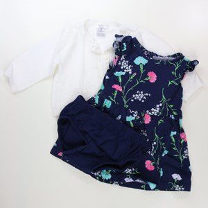 Carter's Baby Girl Dress Set, 3-piece set